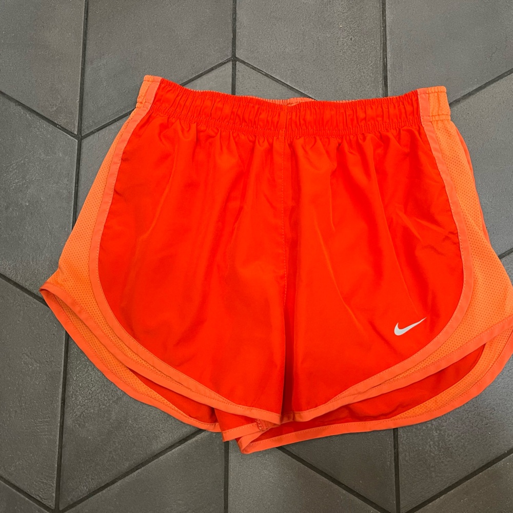 Nike Orange Red Athletic Shorts